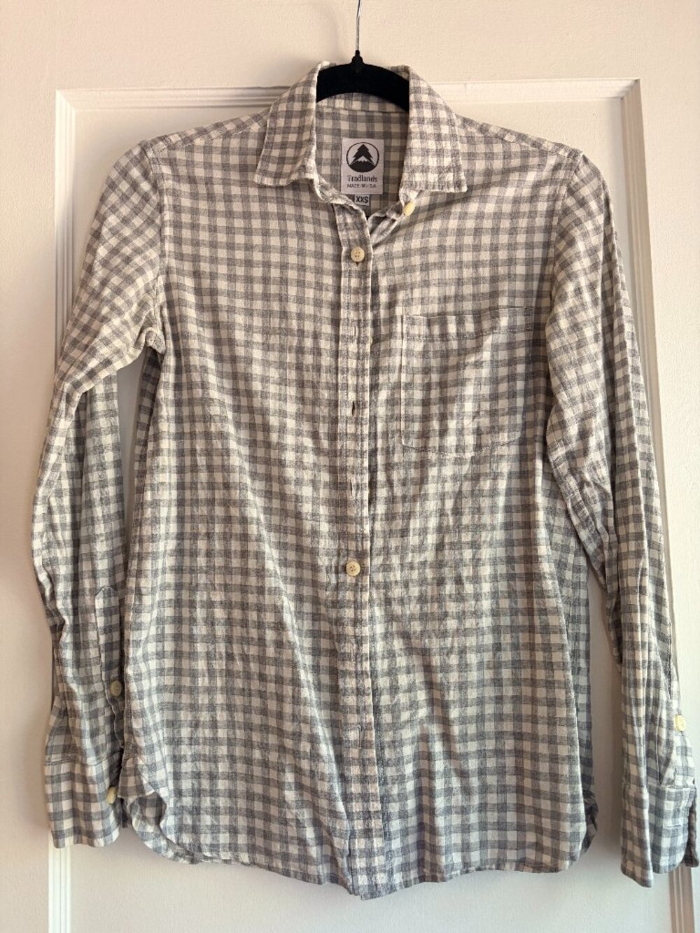 Tradlands organic cotton button down shirt